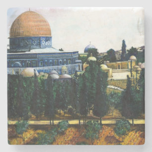 Dome of the Rock, Jerusalem Stone Coaster