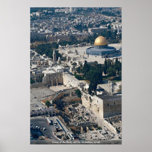 Dome of the Rock, old city Jerusalem, Israel Poster