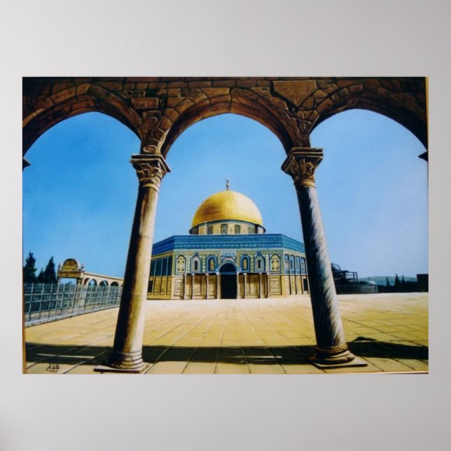 Dome of the rock poster (Front)
