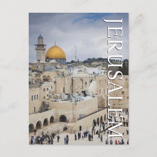 Dome of the Rock | Western Wall Plaza | Thank You Postcard (Front)