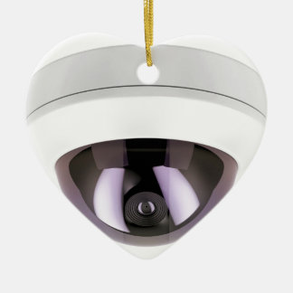 Dome surveillance camera ceramic tree decoration