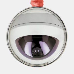 Dome surveillance camera metal tree decoration