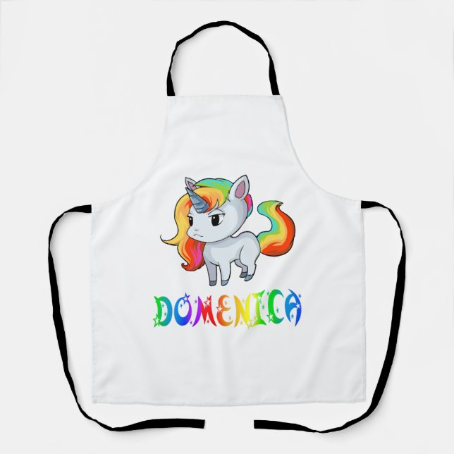 Domenica Unicorn Apron (Front)