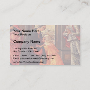 Domenico Ghirlandaio- The Visitation Business Card