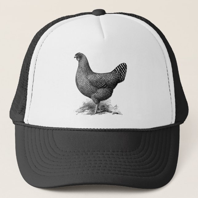 domenique hen trucker hat (Front)