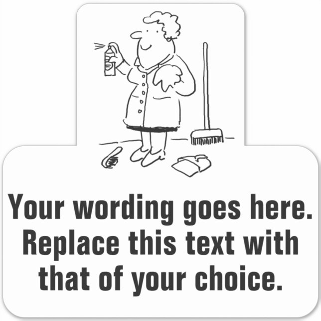 Domestic Cleaning and Cleaner (Front)