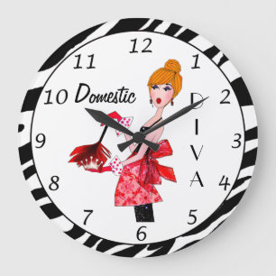 "Domestic DIVA" Clock