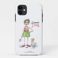 Domestic Diva must do household chores in pink Cas