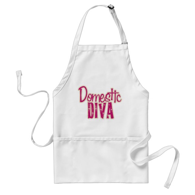 Domestic Diva Vintage Chic Standard Apron (Front)