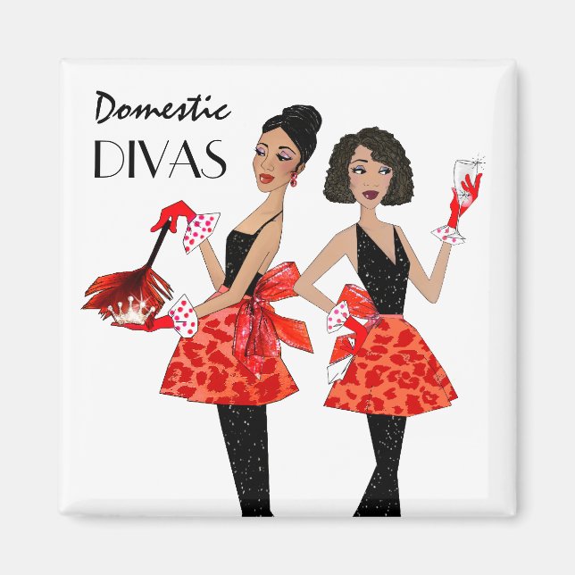 Domestic Divas Magnet (Front)