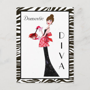 "Domestic Divas" Postcards