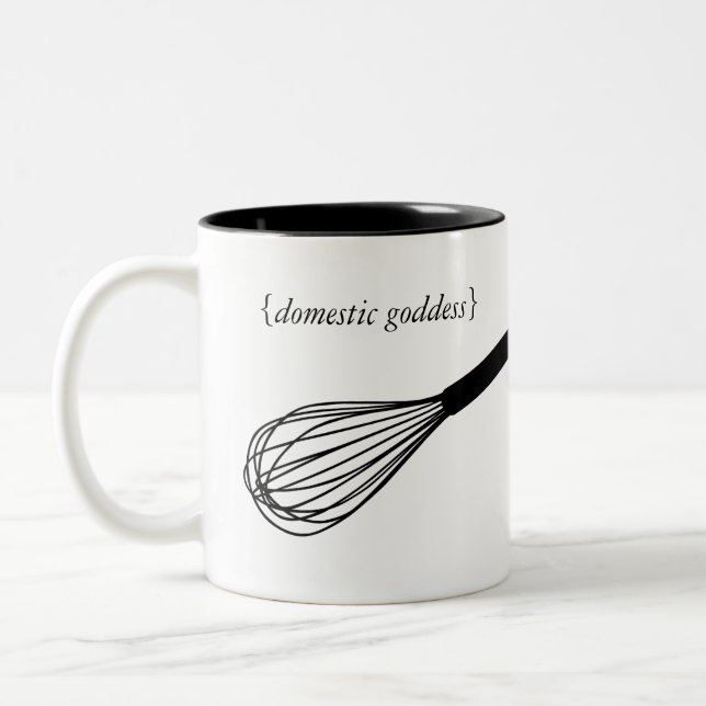 Domestic goddess coffee mug (Left)