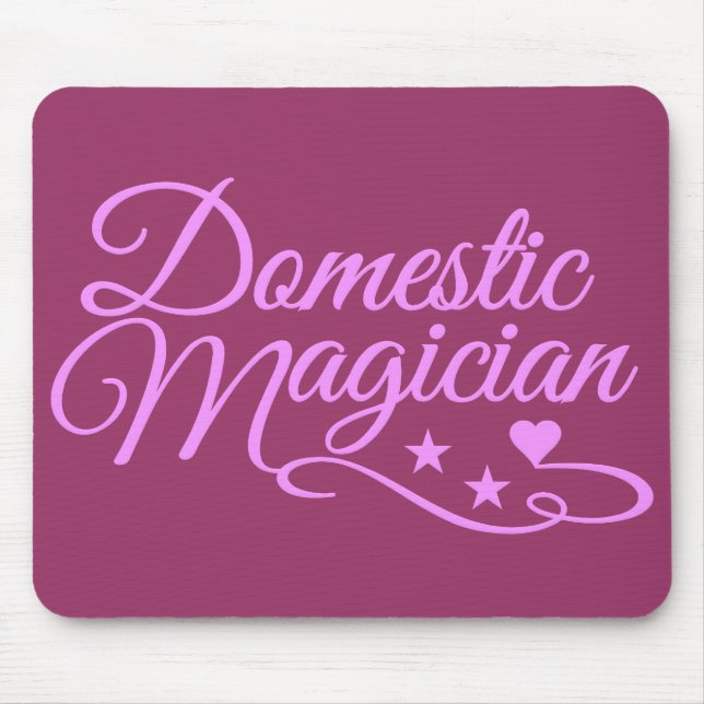 Domestic Magician custom mousepad (Front)