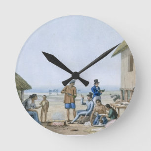 Domestic occupations, Agagna, Guam, Philippines, f Round Clock