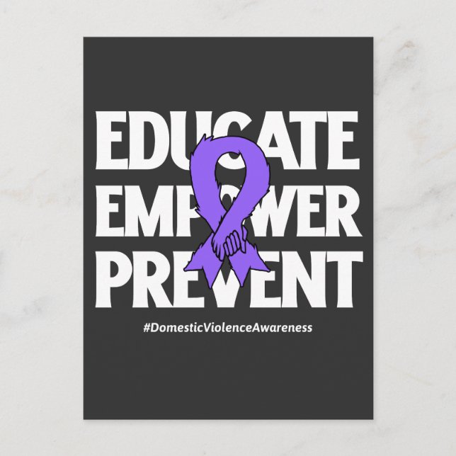 Domestic Violence Awareness 2024 Postcard (Front)