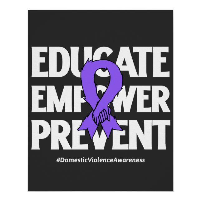 Domestic Violence Awareness 2024  Poster (Front)