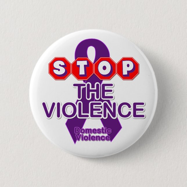 Domestic Violence Awareness Button (Front)