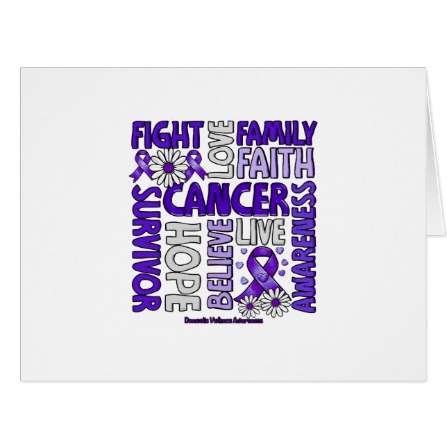 Domestic Violence Awareness - Fight love survivor  (Front Horizontal)