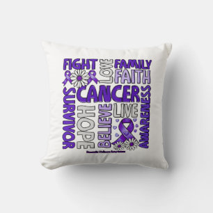 Domestic Violence Awareness - Fight love survivor Cushion