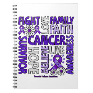 Domestic Violence Awareness - Fight love survivor Notebook