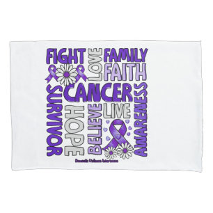 Domestic Violence Awareness - Fight love survivor  Pillowcase