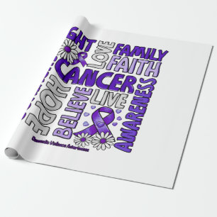 Domestic Violence Awareness - Fight love survivor Wrapping Paper