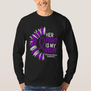 Domestic Violence Awareness Her Fight Is My Fight  T-Shirt