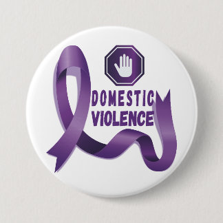Domestic Violence Awareness Month 7.5 Cm Round Badge