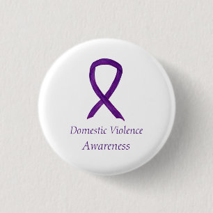 Domestic Violence Awareness Ribbon Custom Pin