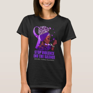 Domestic Violence Awareness Stop Violence End Sile T-Shirt