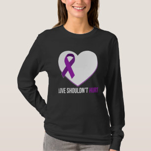 Domestic Violence Awareness Survivor Heart T-Shirt