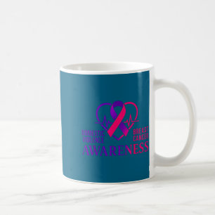 Domestic Violence Breast Cancer Awareness Artwork Coffee Mug