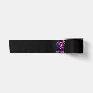 Domestic Violence Breast Cancer Awareness Satin Ribbon