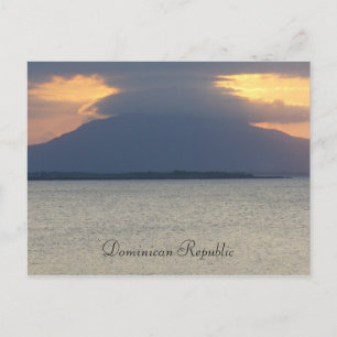 Domican Republic Sunset Postcard