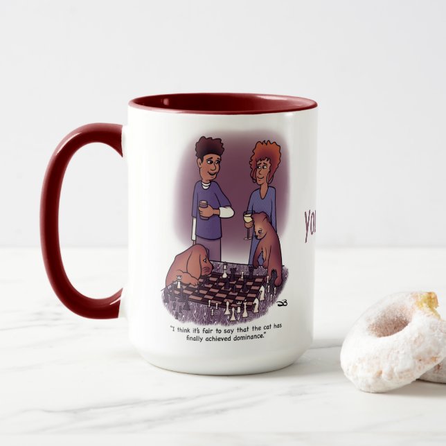 Dominance Greeting Mug (With Donut)