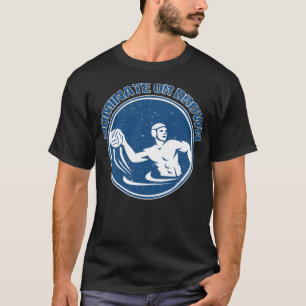 Dominate or Drown Funny Water Polo Shirt Essential