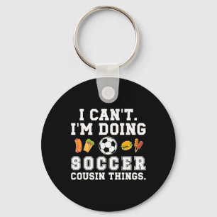 Dominate The Pitch Soccer Player Action Spain Flag Key Ring