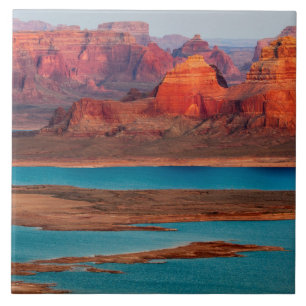 Dominguez Butte & Lake Powell, Utah Ceramic Tile