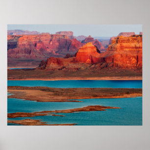 Dominguez Butte & Lake Powell, Utah Poster