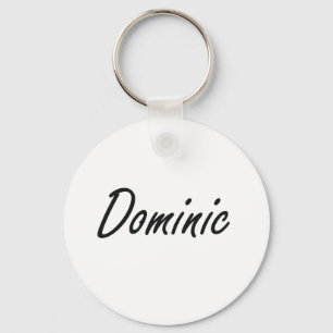 Dominic Artistic Name Design Key Ring