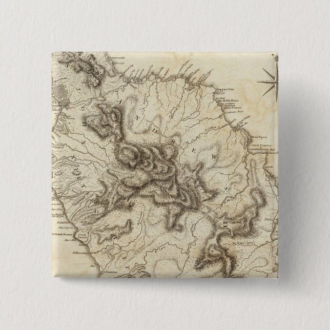 Dominica 15 Cm Square Badge (Front)