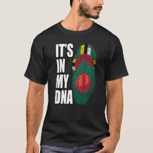 Dominica And Bangladeshi Mix DNA Flag Heritage T-Shirt