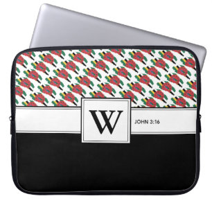 DOMINICA Christian Scripture Laptop Monogram Laptop Sleeve