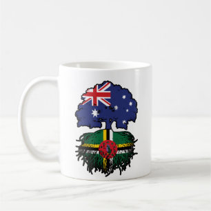 Dominica Dominican Australian Australia Tree Roots Coffee Mug