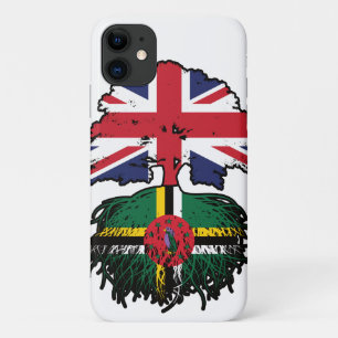 Dominica Dominican British UK Tree Roots Flag iPhone 11 Case