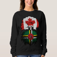 Dominica Dominican Canadian Canada Tree Roots Flag