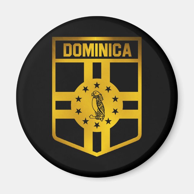 Dominica Emblem Magnet (Front)
