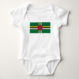 Dominica Flag Baby Bodysuit
