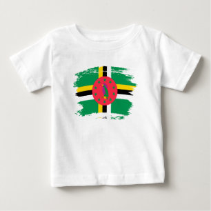 Dominica flag baby T-Shirt