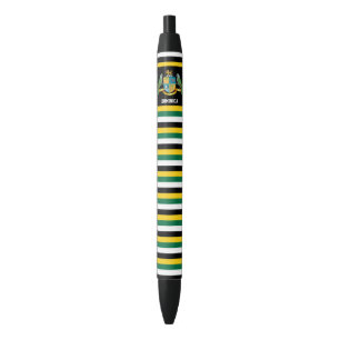 Dominica Flag Cute Patriotic Black Ink Pen